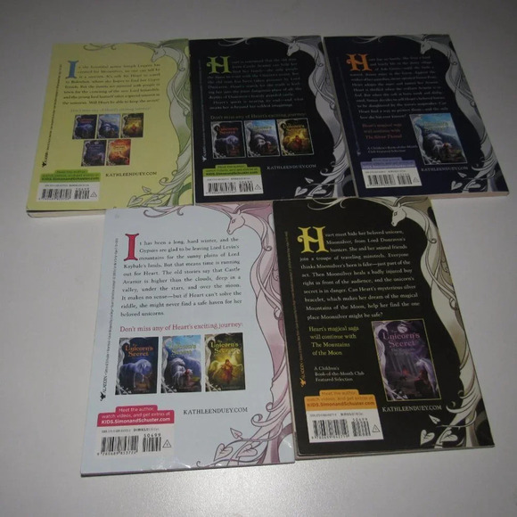 Set of (5) THE UNICORN’S SECRET Chapter Books by Kathleen Duey (Ages 7-10) - Picture 4 of 4